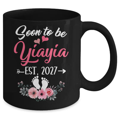 Soon To Be Yiayia Est 2027 Mothers Day First Time Yiayia Mug | teecentury