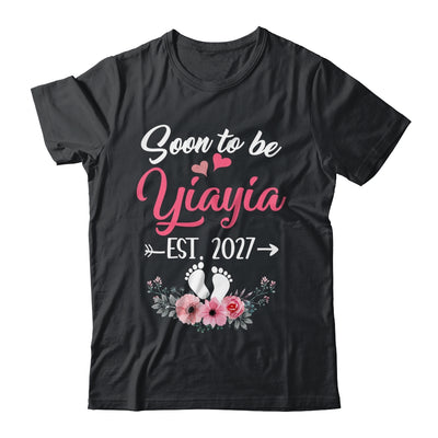 Soon To Be Yiayia Est 2027 Mothers Day First Time Yiayia Shirt & Tank Top | teecentury