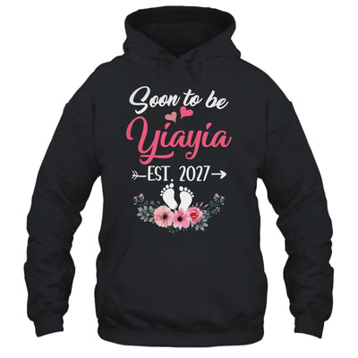 Soon To Be Yiayia Est 2027 Mothers Day First Time Yiayia Shirt & Tank Top | teecentury
