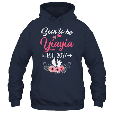 Soon To Be Yiayia Est 2027 Mothers Day First Time Yiayia Shirt & Tank Top | teecentury