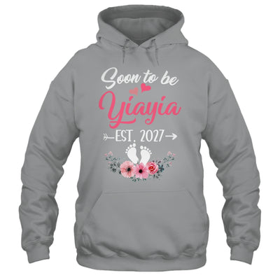 Soon To Be Yiayia Est 2027 Mothers Day First Time Yiayia Shirt & Tank Top | teecentury