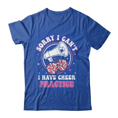 Sorry I Can't I Have Cheer Practice Cheerleader Cheerleading Shirt & Tank Top | teecentury