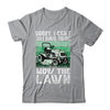 Sorry I Cant I Have To Mow The Lawn Funny Riding Mower Dad Shirt & Tank Top | teecentury