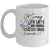 Sorry I’m Late His Timing Not Mine Funny Goose Christian Mug | teecentury