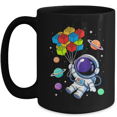 Space Astronaut Master Builder Funny Building Blocks Bricks Mug | teecentury