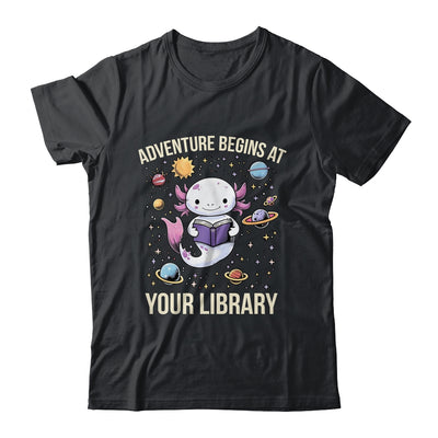 Space Axolotl Adventure Begins Summer Reading Program 2024 Shirt & Tank Top | teecentury