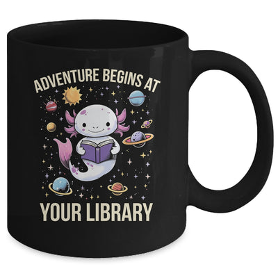 Space Axolotl Adventure Begins Summer Reading Program 2024 Mug | teecentury