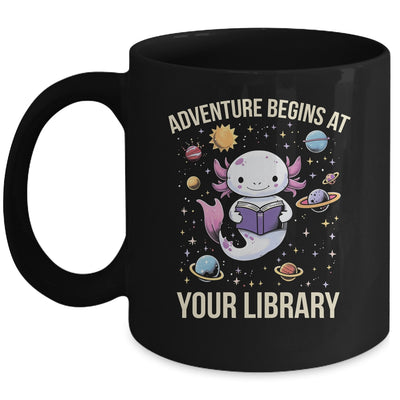 Space Axolotl Adventure Begins Summer Reading Program 2024 Mug | teecentury