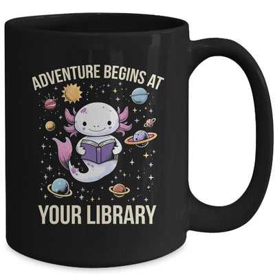 Space Axolotl Adventure Begins Summer Reading Program 2024 Mug | teecentury