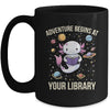 Space Axolotl Adventure Begins Summer Reading Program 2024 Mug | teecentury