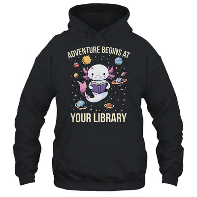 Space Axolotl Adventure Begins Summer Reading Program 2024 Shirt & Tank Top | teecentury