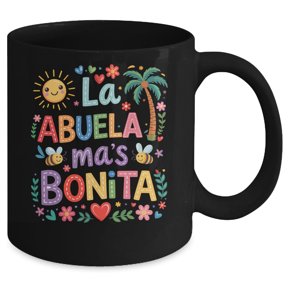 Spanish La Abuela Mas Bonita Mothers Day Grandma Grandmother Mug | teecentury