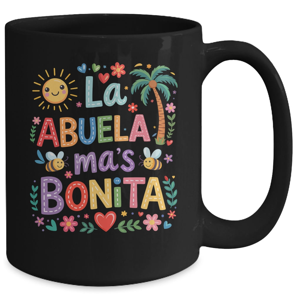 Spanish La Abuela Mas Bonita Mothers Day Grandma Grandmother Mug | teecentury