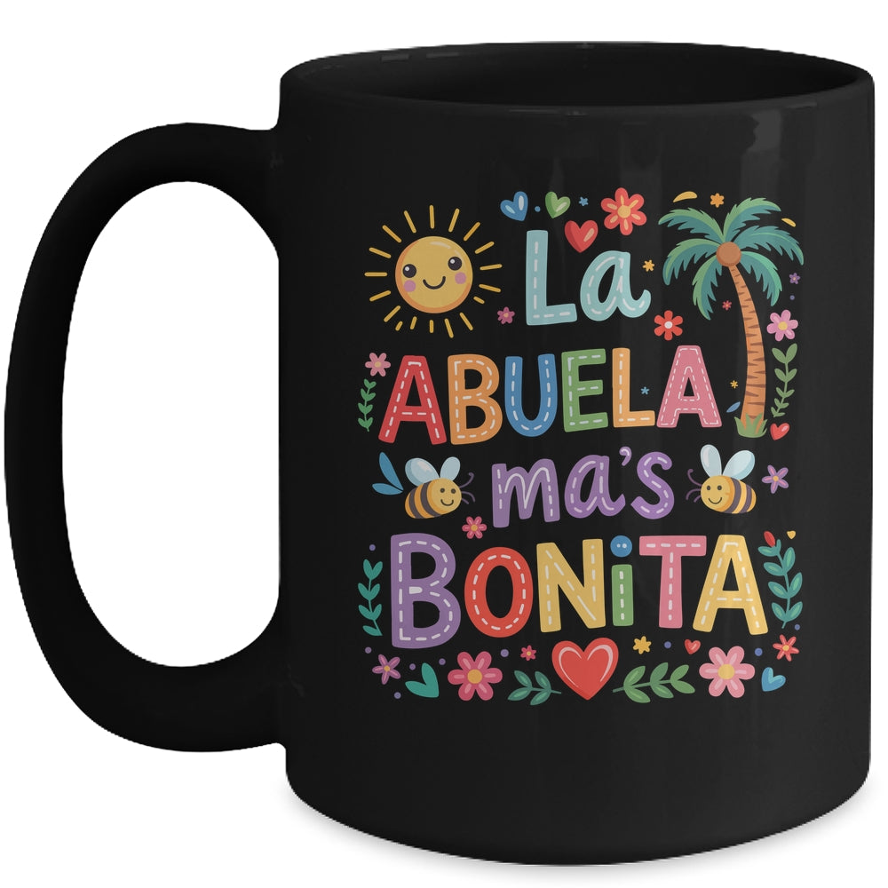Spanish La Abuela Mas Bonita Mothers Day Grandma Grandmother Mug | teecentury