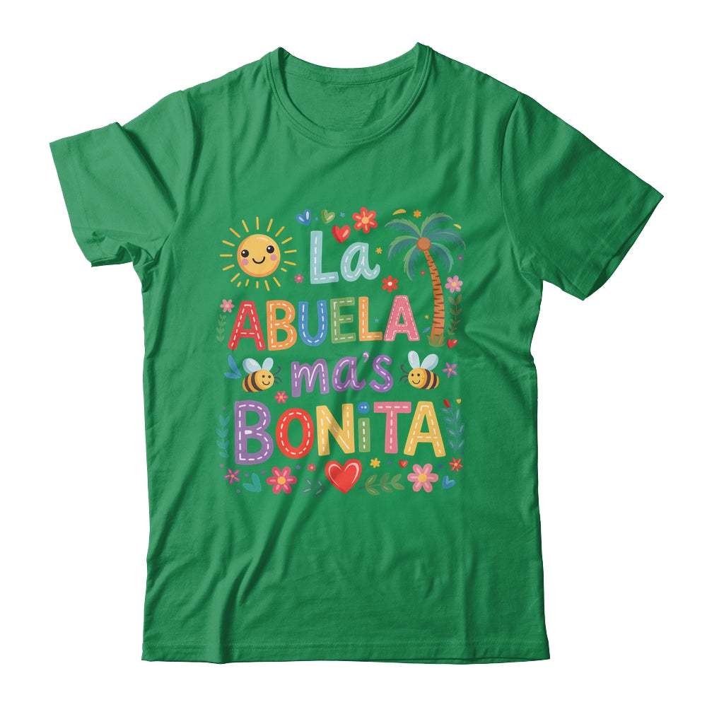 Spanish La Abuela Mas Bonita Mothers Day Grandma Grandmother Shirt & Hoodie | teecentury