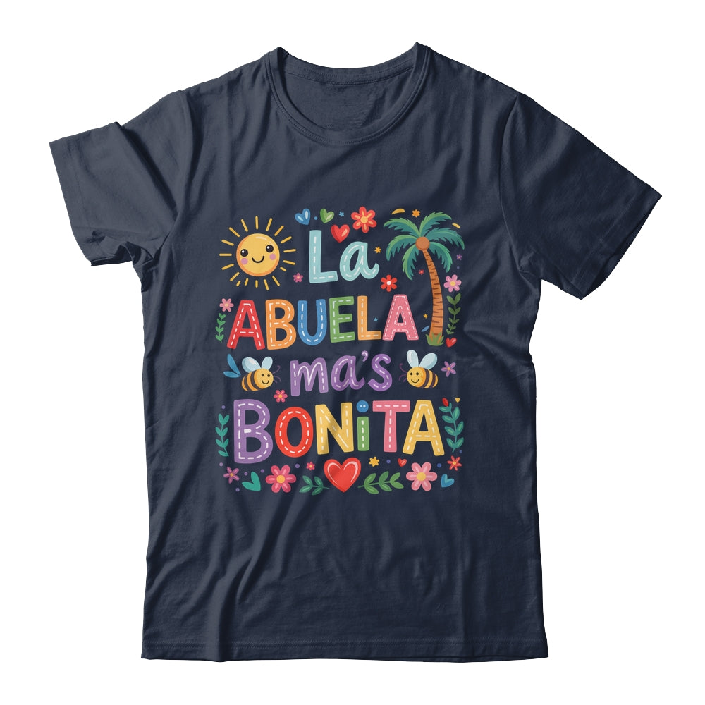 Spanish La Abuela Mas Bonita Mothers Day Grandma Grandmother Shirt & Hoodie | teecentury