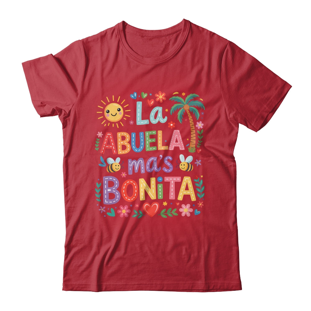 Spanish La Abuela Mas Bonita Mothers Day Grandma Grandmother Shirt & Hoodie | teecentury