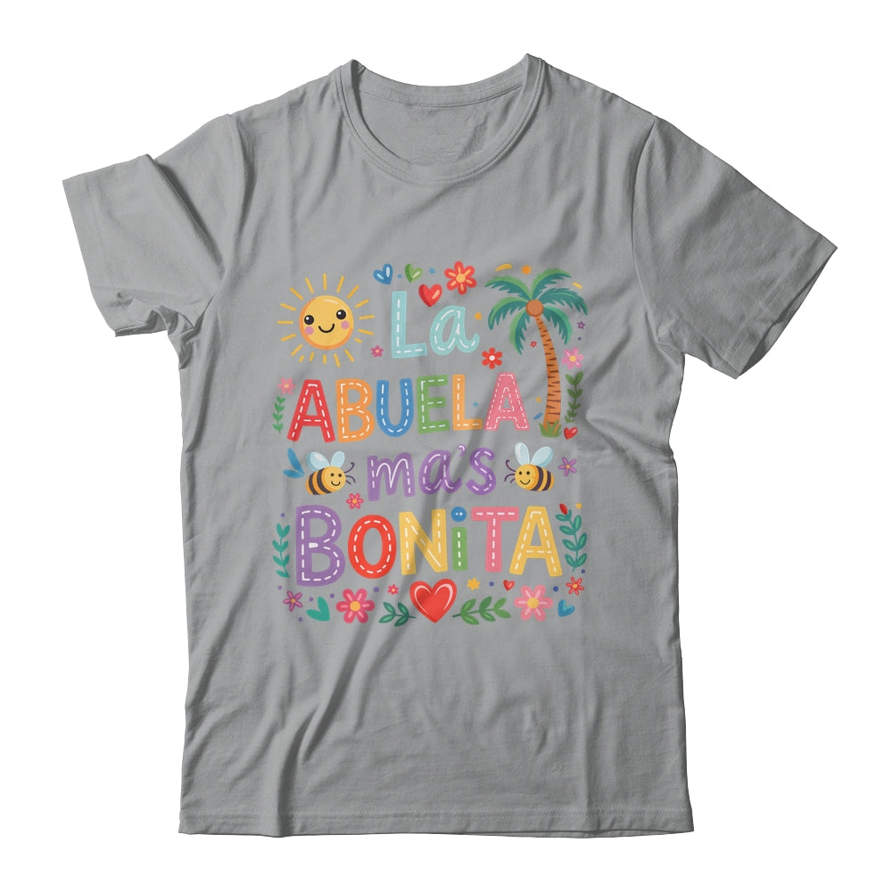Spanish La Abuela Mas Bonita Mothers Day Grandma Grandmother Shirt & Hoodie | teecentury