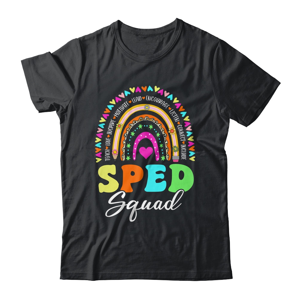 Sped Squad Special Education Crew Rainbow Special Ed Teacher Shirt & Hoodie | teecentury