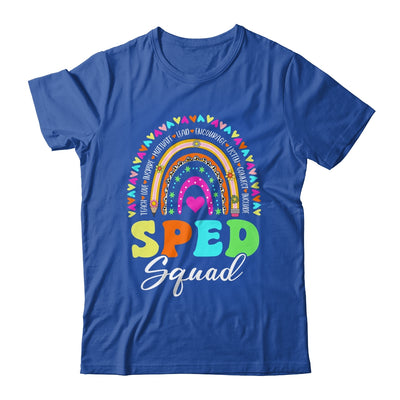 Sped Squad Special Education Crew Rainbow Special Ed Teacher Shirt & Hoodie | teecentury