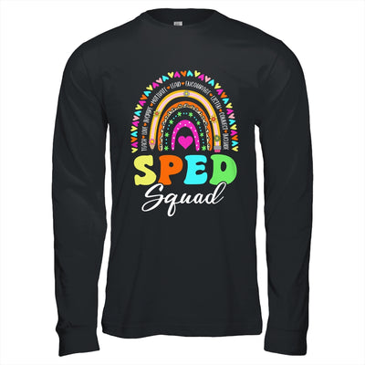 Sped Squad Special Education Crew Rainbow Special Ed Teacher Shirt & Hoodie | teecentury