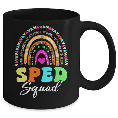 Sped Squad Special Education Crew Rainbow Special Ed Teacher Mug | teecentury