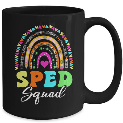 Sped Squad Special Education Crew Rainbow Special Ed Teacher Mug | teecentury