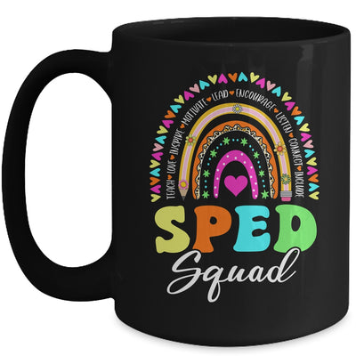 Sped Squad Special Education Crew Rainbow Special Ed Teacher Mug | teecentury