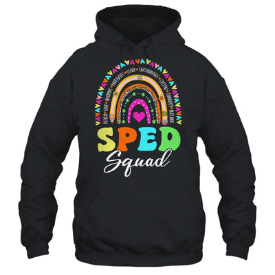 Sped Squad Special Education Crew Rainbow Special Ed Teacher Shirt & Hoodie | teecentury