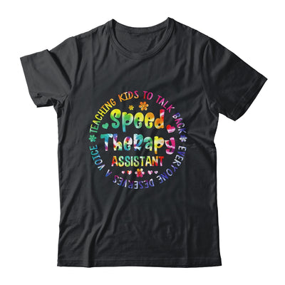 Speech Language Pathologist Speech Therapy Assistant Tie Dye Shirt & Hoodie | teecentury