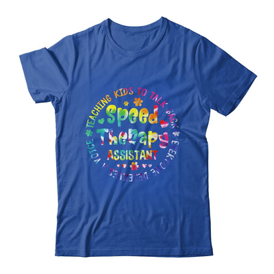 Speech Language Pathologist Speech Therapy Assistant Tie Dye Shirt & Hoodie | teecentury