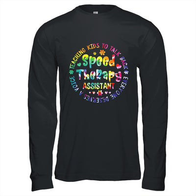 Speech Language Pathologist Speech Therapy Assistant Tie Dye Shirt & Hoodie | teecentury