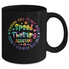 Speech Language Pathologist Speech Therapy Assistant Tie Dye Mug | teecentury