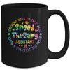 Speech Language Pathologist Speech Therapy Assistant Tie Dye Mug | teecentury