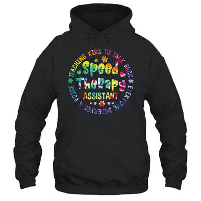 Speech Language Pathologist Speech Therapy Assistant Tie Dye Shirt & Hoodie | teecentury