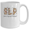Speech Therapy Retro Flower Speech Language Pathologist SLP Mug | teecentury