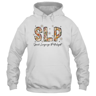 Speech Therapy Retro Flower Speech Language Pathologist SLP Shirt & Tank Top | teecentury