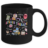 Speech Therapy Retro Groovy Language Pathologist Therapist Mug | teecentury