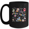 Speech Therapy Retro Groovy Language Pathologist Therapist Mug | teecentury