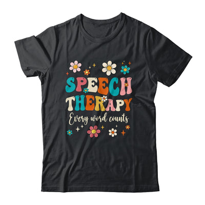 Speech Therapy Speech Language Pathologist SLP Groovy Shirt & Tank Top | teecentury