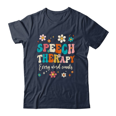 Speech Therapy Speech Language Pathologist SLP Groovy Shirt & Tank Top | teecentury