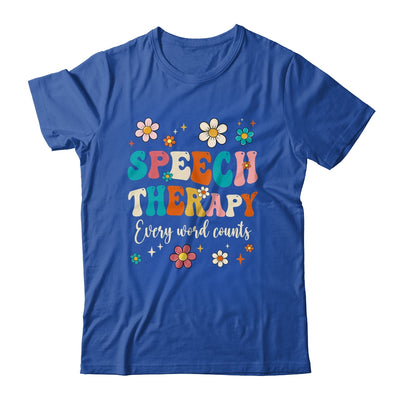 Speech Therapy Speech Language Pathologist SLP Groovy Shirt & Tank Top | teecentury