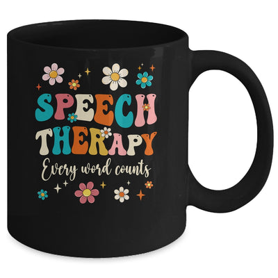 Speech Therapy Speech Language Pathologist SLP Groovy Mug | teecentury