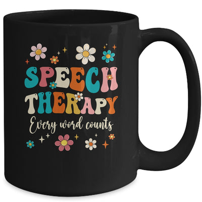 Speech Therapy Speech Language Pathologist SLP Groovy Mug | teecentury
