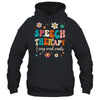 Speech Therapy Speech Language Pathologist SLP Groovy Shirt & Tank Top | teecentury