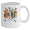 Speech Therapy Wildflowers SLP Speech Language Pathologist Mug | teecentury