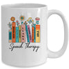 Speech Therapy Wildflowers SLP Speech Language Pathologist Mug | teecentury