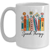 Speech Therapy Wildflowers SLP Speech Language Pathologist Mug | teecentury