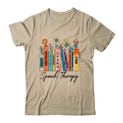 Speech Therapy Wildflowers SLP Speech Language Pathologist Shirt & Tank Top | teecentury
