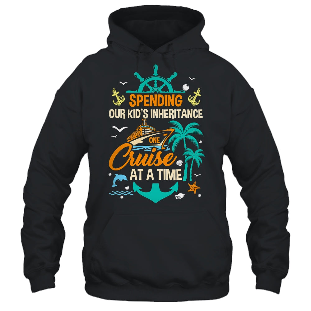 Spending The Kid's Inheritance One Cruise At A Time Funny Shirt & Tank Top | teecentury